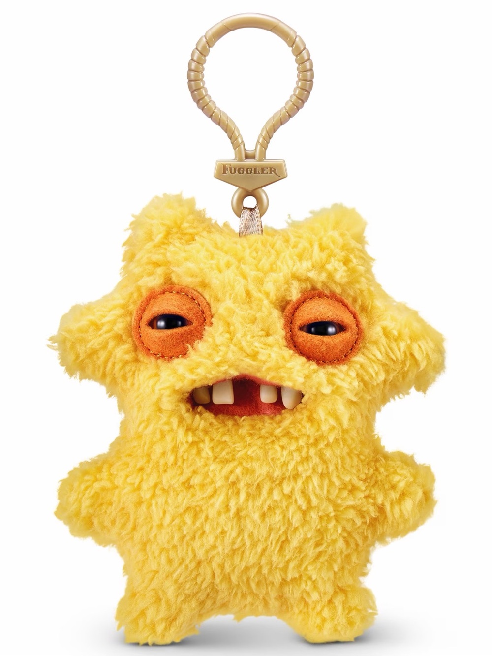 Fuggler Key Rings 5 inch (Sir Nubbynuts) Ugly Monster Plush, Stuffed Animal Key